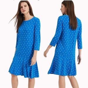 PHASE EIGHT BLUE UMBRELLA
PARASOL PRINT 3/4 SLEEVES DRESS
US SZ 12 $125 NWT